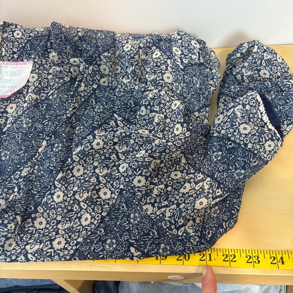 California Moonrise Boho Floral Maxi Dress | Free-Flowing Wildflower Aesthetic - Picture 13 of 15